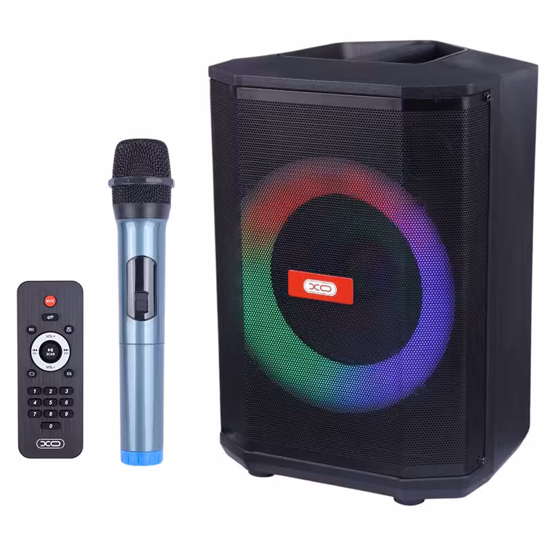 اسپیکر بی سیم قابل حمل XO مدل XO-F53 به همراه میکروفون و ریموت کنترل