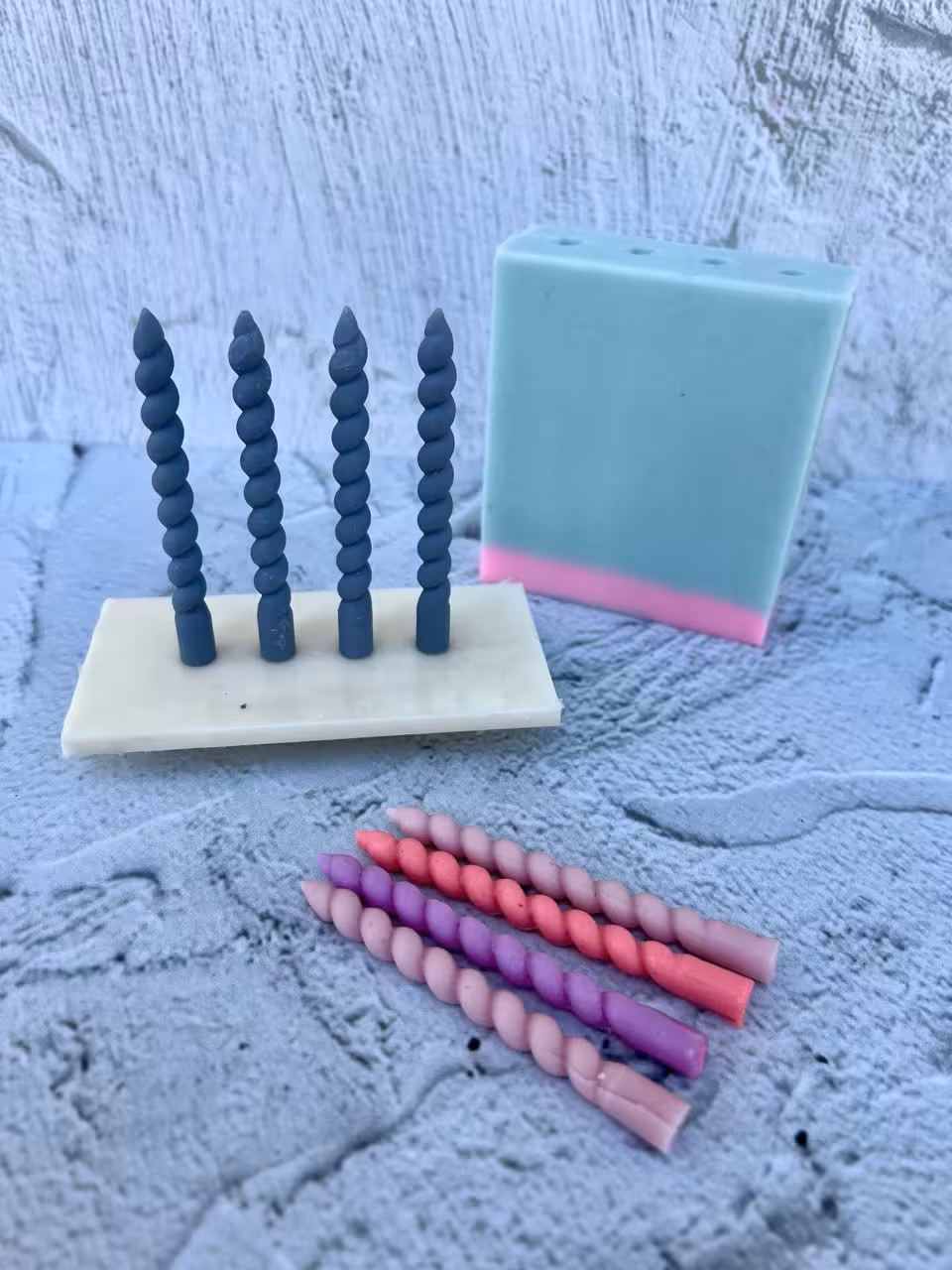 قالب سیلیکونی مینی کندل طرح یونیکورن