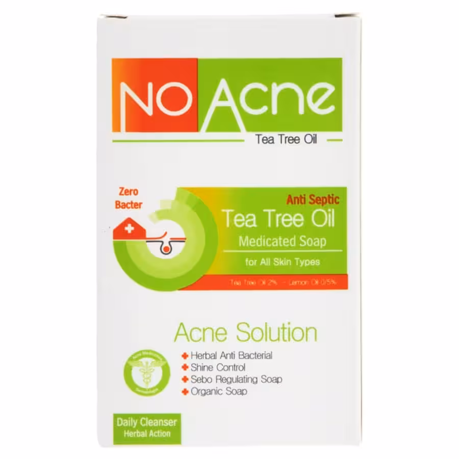 صابون شستشو نو آکنه ضد جوش پوست چرب مدل Tea Tree Oil وزن 100 گرم