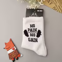 جوراب نیم ساق هیپو ترکیه طرح No pain No gain