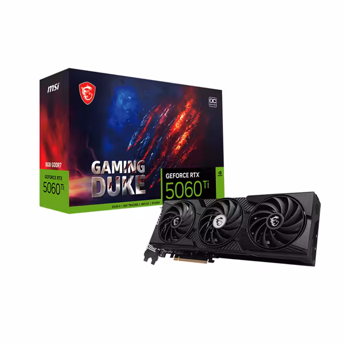 کارت گرافیک ام اس آی 5060 TI GAMING DUKE 3X 8GB