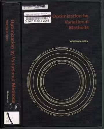 󾕇 دانلود کتاب Optimization by variational methods, Morton M Denn, 1969 - دانلود کتاب های دانشگاهی