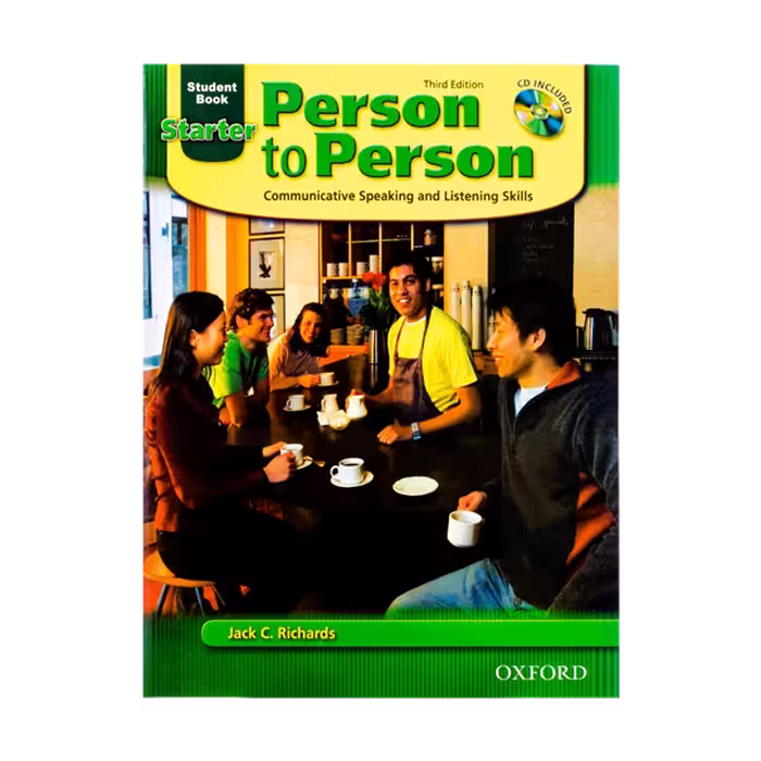 Person to Person Starter 3rd ویرایش سوم رحلی بزرگ چاپ رنگی باکیفیت