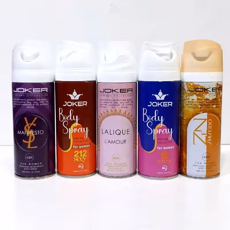 اسپری خوشبوکننده مردانه بدن جوکر (24 ساعته)