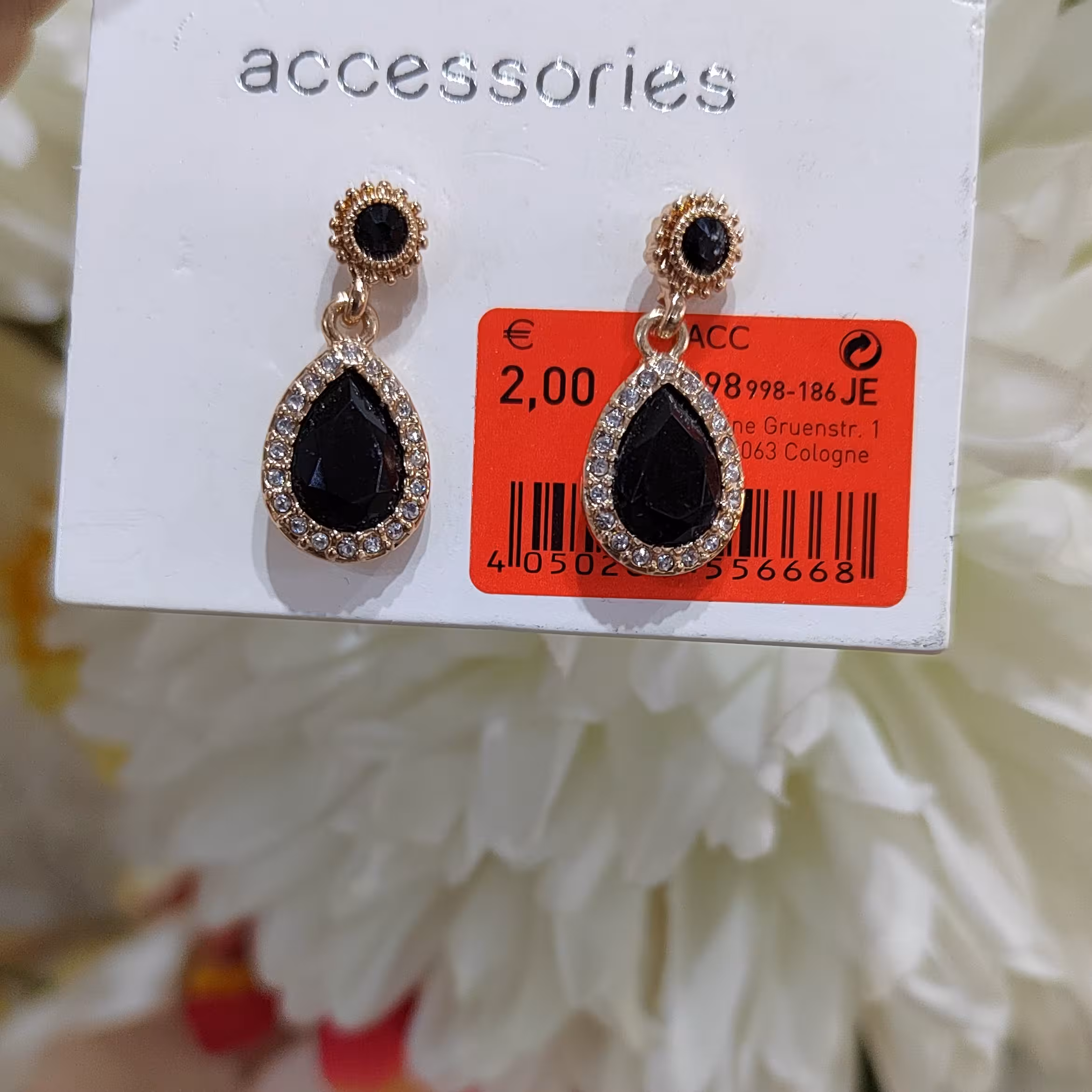 گوشواره بانگین مشکی
