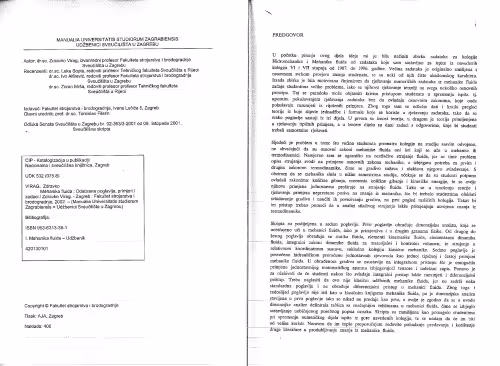 خرید و دانلود نسخه کامل کتاب Mehanika fluida: odabrana poglavlja, primjeri i zadaci