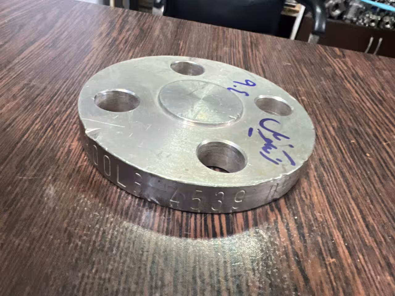 فلنج کور اینونل 904 و"1/2ریس فیس  کلاس 300LB از جنس .1.4539B16.5فابریک