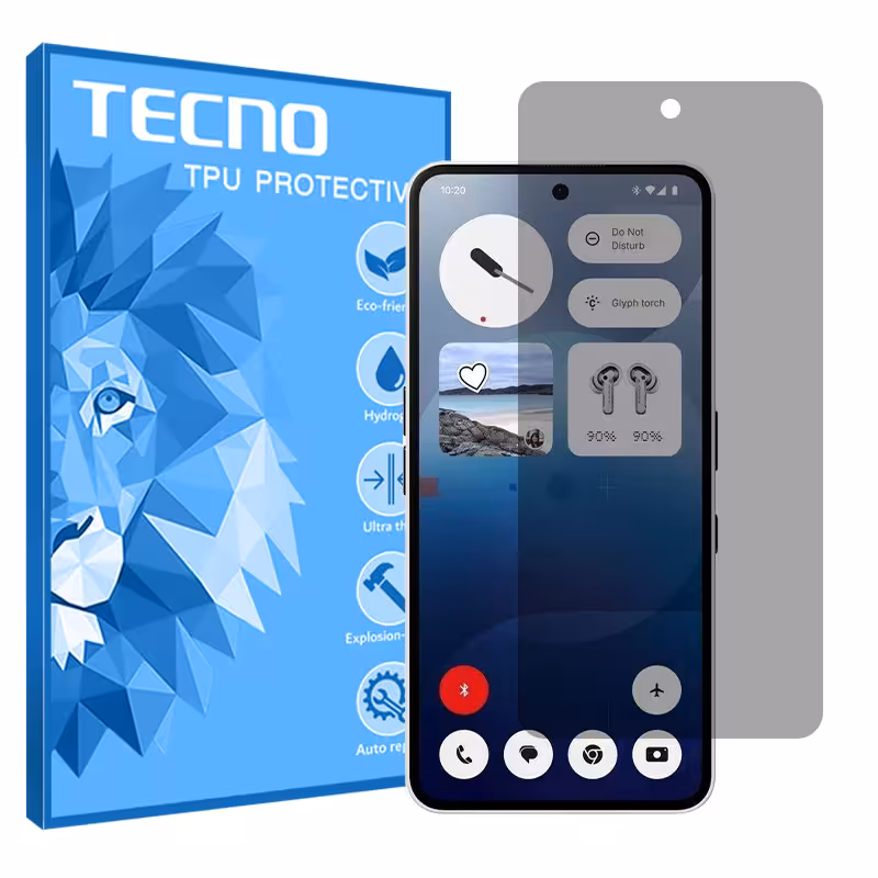 گلس ناتینگ فون 3a مدل هیدروژلی پرایوسی برند تکنو کد S