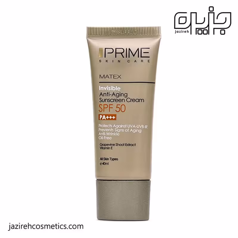 ضد آفتاب رنگی جوان کننده SPF50 پریم