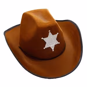 کلاه کلانتر دو رنگ مشکی قهوه ای