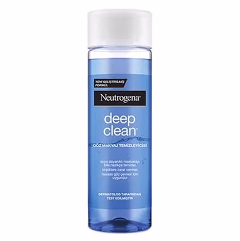 مشخصات، خرید و قیمت محلول آرایش پاک کن چشم نوتروژینا مدل Deep Clean حجم 125 میل ⭐️ ویان مارکت