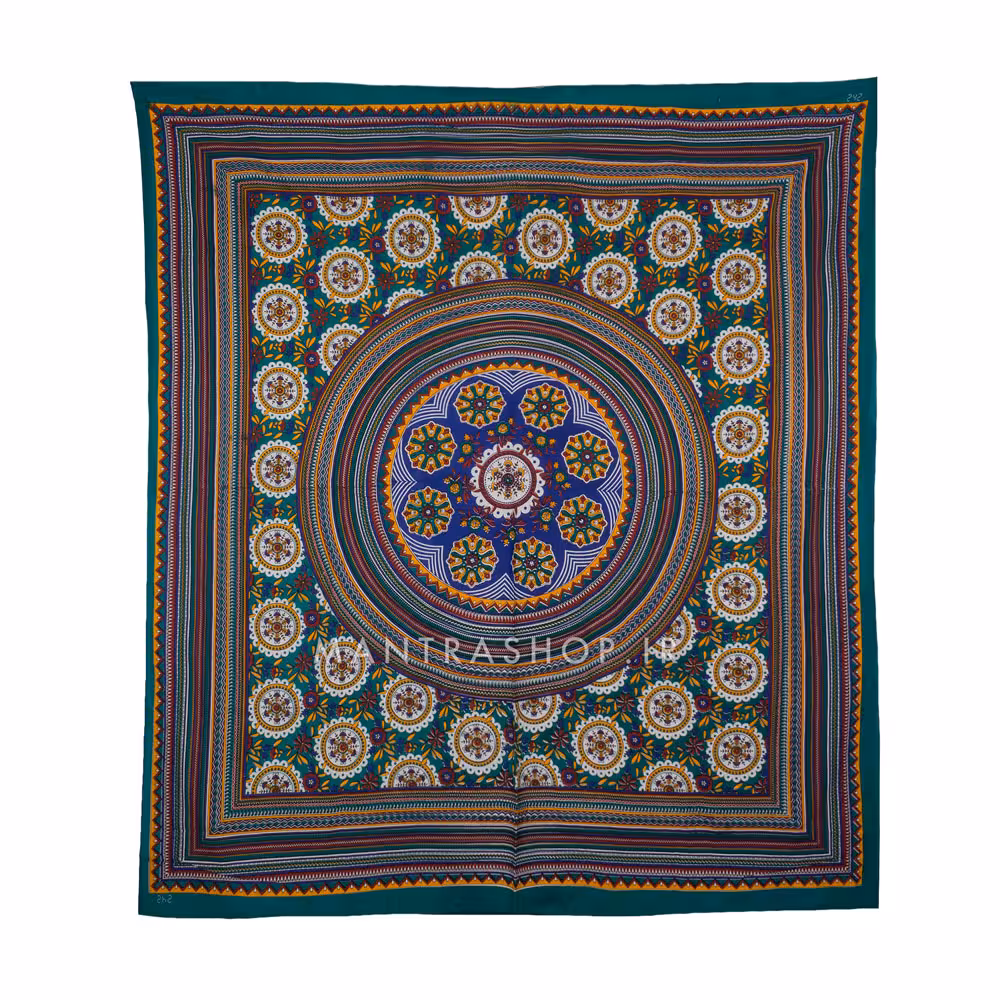 روتختی هندی دونفره همراه با روبالشتی کد 360