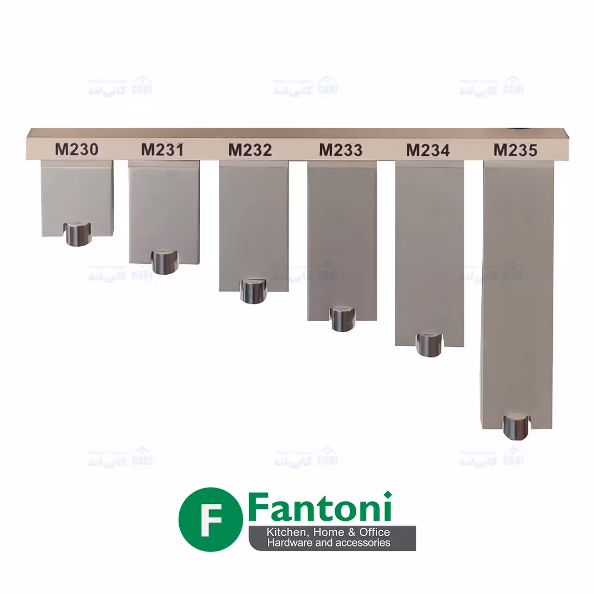 پایه ال مبلی قابل ریگلاژ 6 تا 20 سانتیمتری فانتونی M230 تا M235