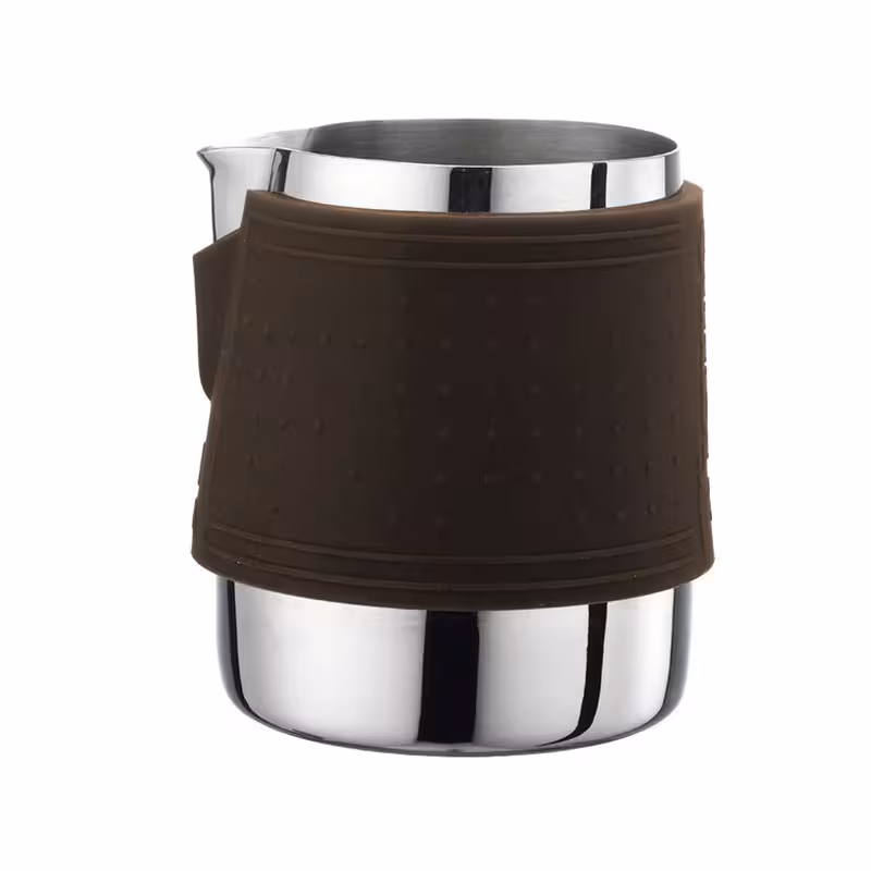 پارچ کف ساز شیر مدل دور سیلیکونی کد 350 | چاوه