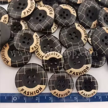 دکمه چوبی فشیون 4 سایز