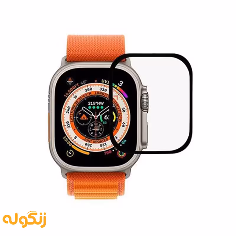 محافظ صفحه نمایش گلس مناسب ساعت هوشمند اپل واچ 49mm - زنگوله