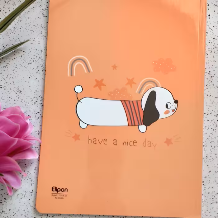 دفتر 40 برگ با طرح فانتزی و باکیفیت 