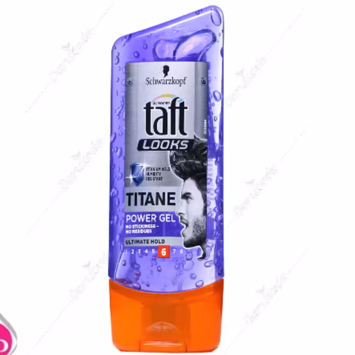 ژل مو ضد آب تافت مدل Titane Look حجم 150 میل