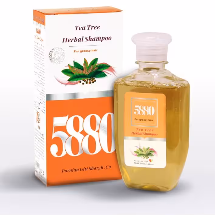 شامپو طبیعی درخت چای تقویت مو، ضد شوره و التهاب ،مناسب موی چرب 