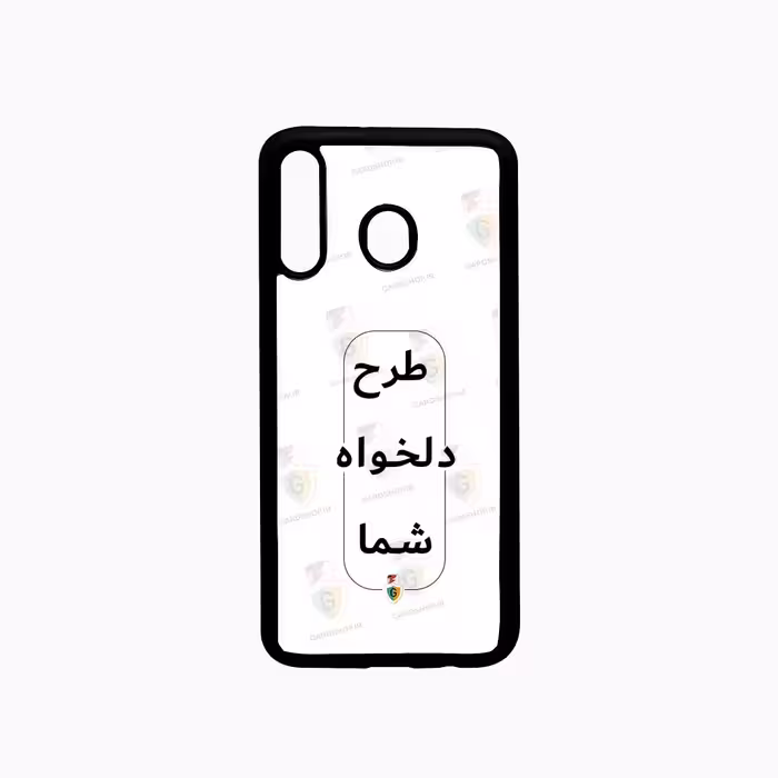 قاب طرح دلخواه گوشی سامسونگ M30 دور ژله مشکی