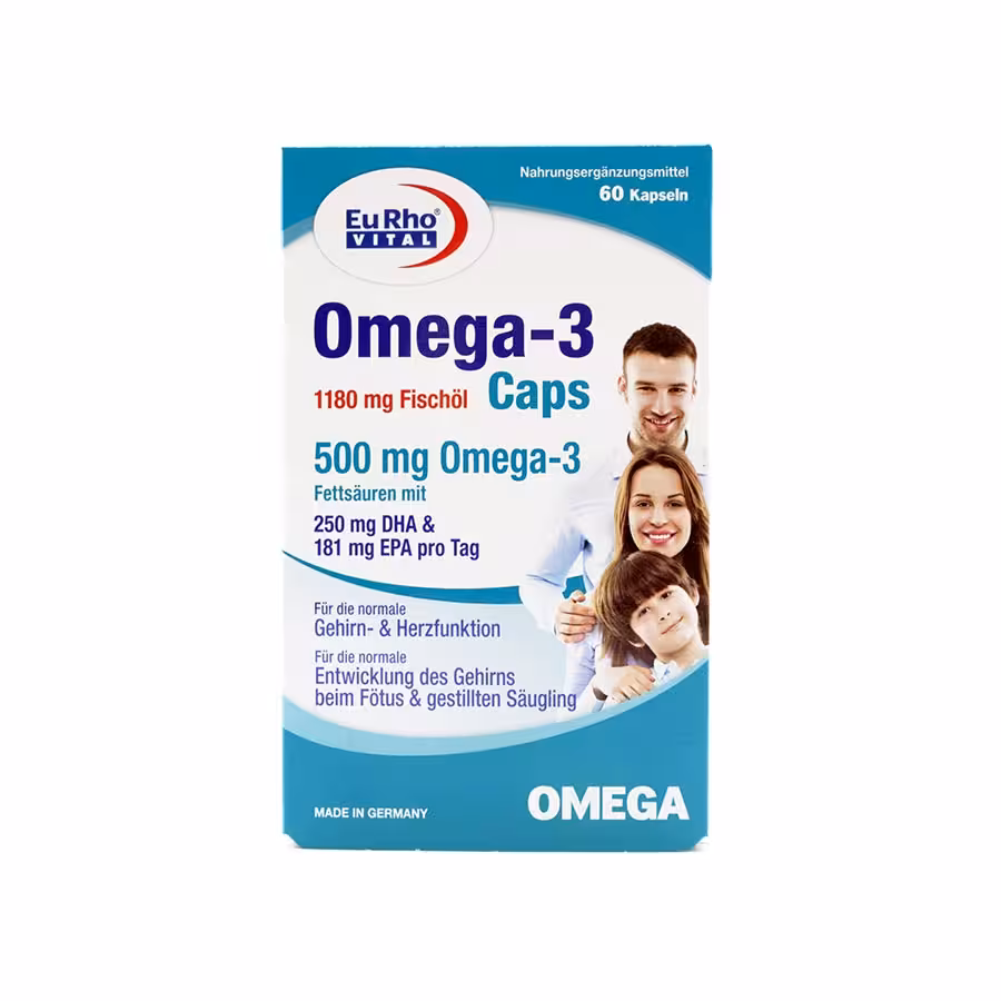 کپسول امگا3 یوروویتال (500 میلی گرم)