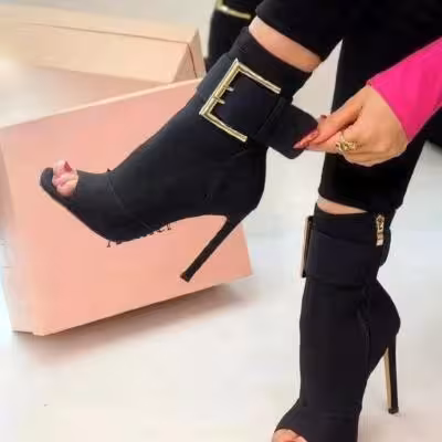 نیم بوت مجلسی پاشنه بلند