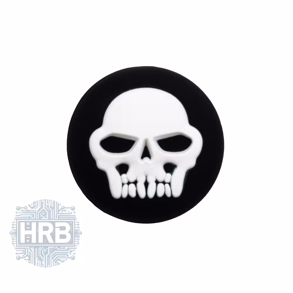 روکش آنالوگ دسته طرح Skull 3d بسته 1 عددی