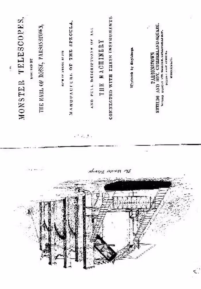 خرید و دانلود نسخه کامل کتاب The monster telescopes erected by the earl of Rosse