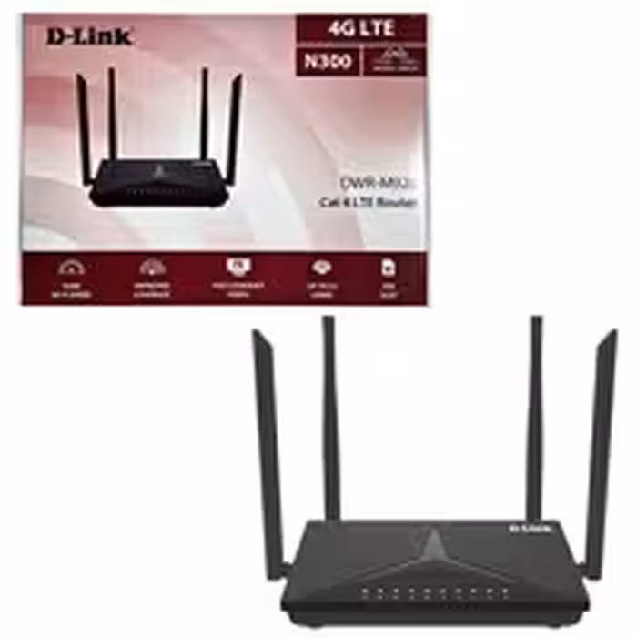 مودم LTE D-LINK DWR-m920 چهار آنتن چهار پورت سیمکارتی با گارانتی پردازش نوین