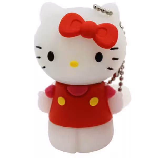 فلش مموری کینگ فست مدل Hello Kitty KI-17 ظرفیت 32 گیگابایت