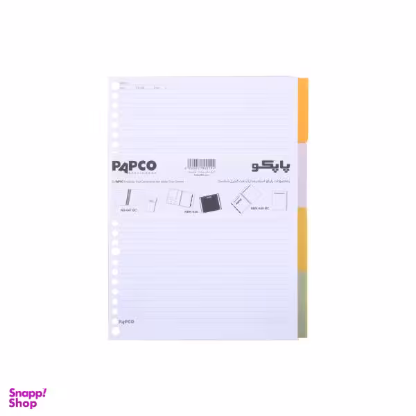کاغذ کلاسوری پاپکو کد 01 بسته 100 عددی