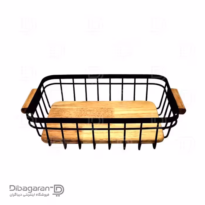 سبد نان چوبی یونیک مدل مستطیل بزرگ کد UN-2905