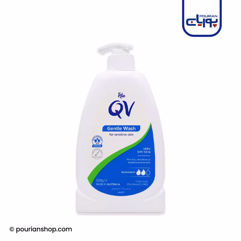 شوینده پوست خشک و حساس کیووی Gentle Wash