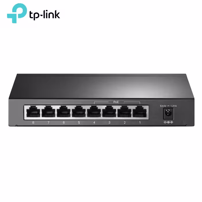 سوئیچ شبکه 8 پورت گیگابیت با 4 پورت POE تی پی لینک مدل TP-Link TL-SG1008P