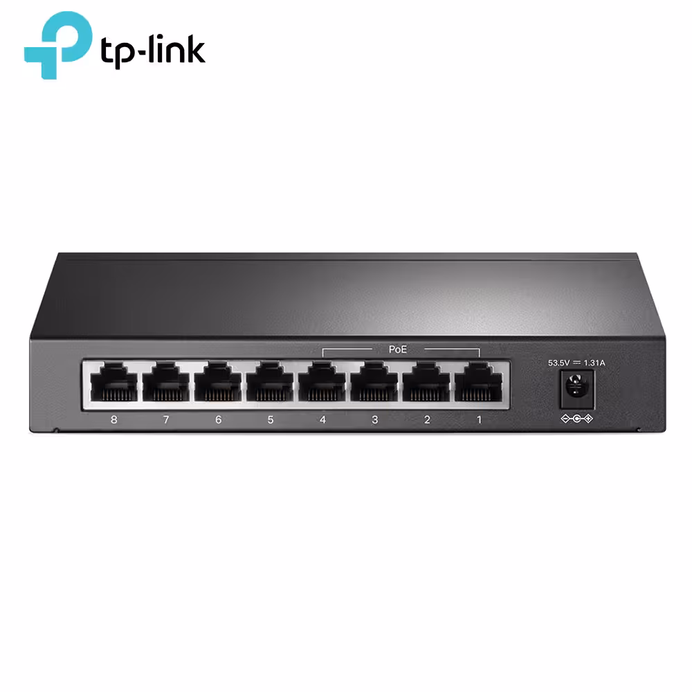 سوئیچ شبکه 8 پورت گیگابیت با 4 پورت POE تی پی لینک مدل TP-Link TL-SG1008P