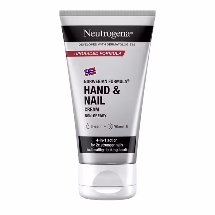کرم مرطوب کننده 4 کاره دست و ناخن نوتروژینا HAND & NAIL حجم 75میل