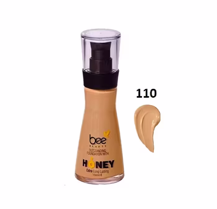 کرم پودر شیشه ای بی بیوتی bee beauty سری HONEY شماره 110 حجم 30 میلی لیتر