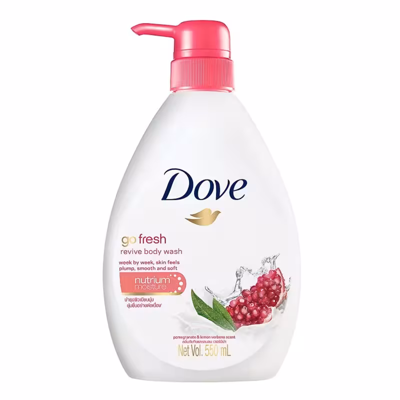 شامپو بدن داو عصاره انار go fresh حجم 550ml