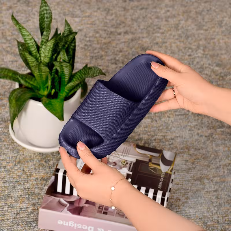 دمپایی مردانه نیکتا کد 164814 رنگ سرمه ای سایز 41 تا 44