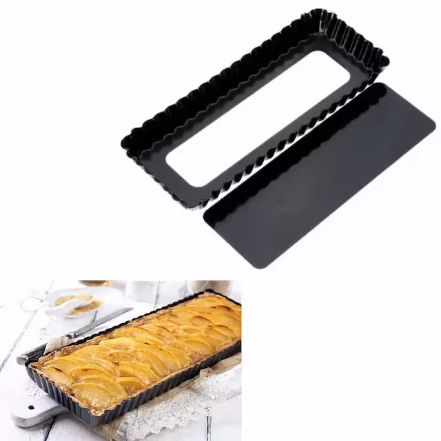 قالب تفلون تارت مستطیلی 35 سانت