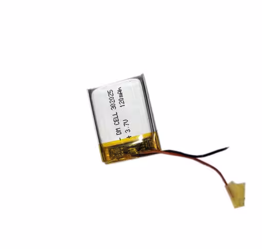 باتری لیتیوم پلیمر 3.7 ولت 120 میلی آمپر 302025