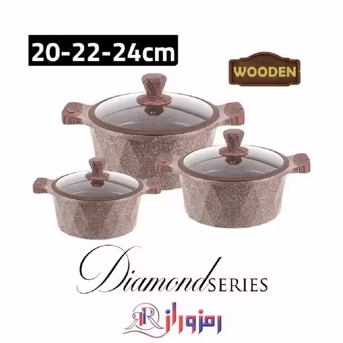 سرویس قابلمه 6 پارچه زیو مدل Zio 8170-24
