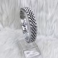 دستبند استیل رولکس سفید