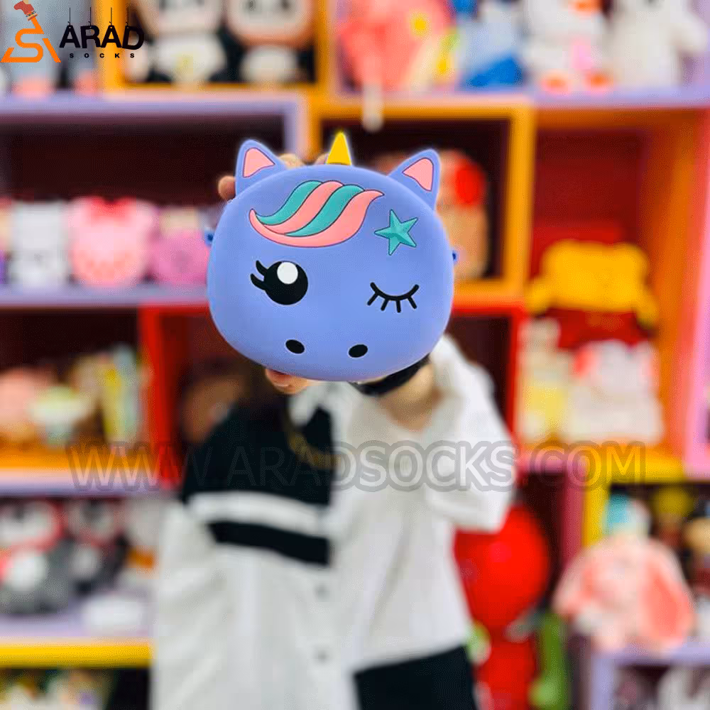 کیف سیلیکونی طرح یونیکورن پاپتی