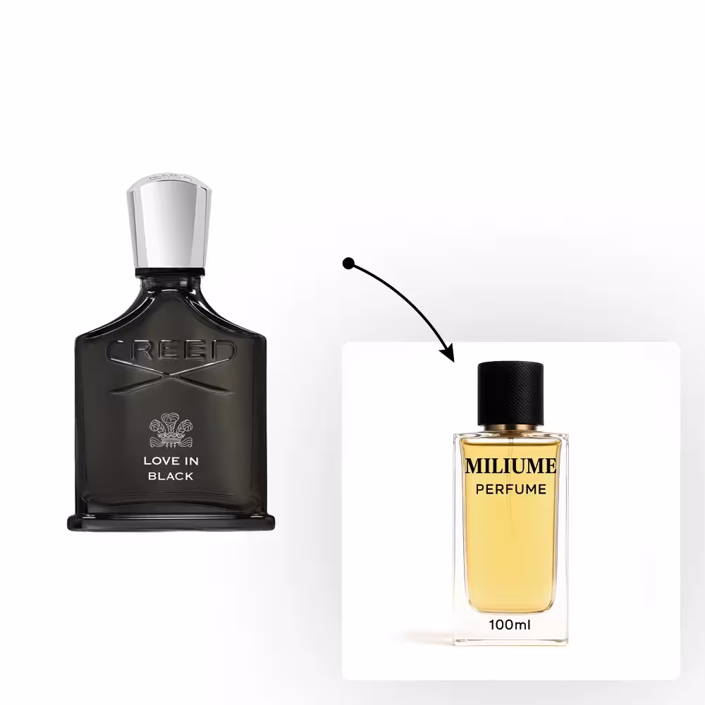 اسانس عطر Creed Love In Black برند RenneTouch - کد 1552 - کرید لاو این بلک 100ML - میلیوم پرفیوم