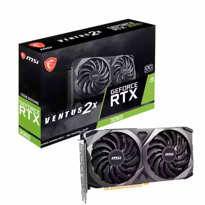 کارت گرافیک ام اس آی Msi RTX 3060 VENTUS 2X 12G OC