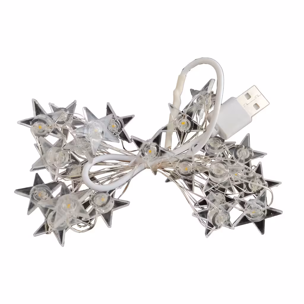 ریسه ال ای دی LED مفتولی مدل ستاره 2 متری