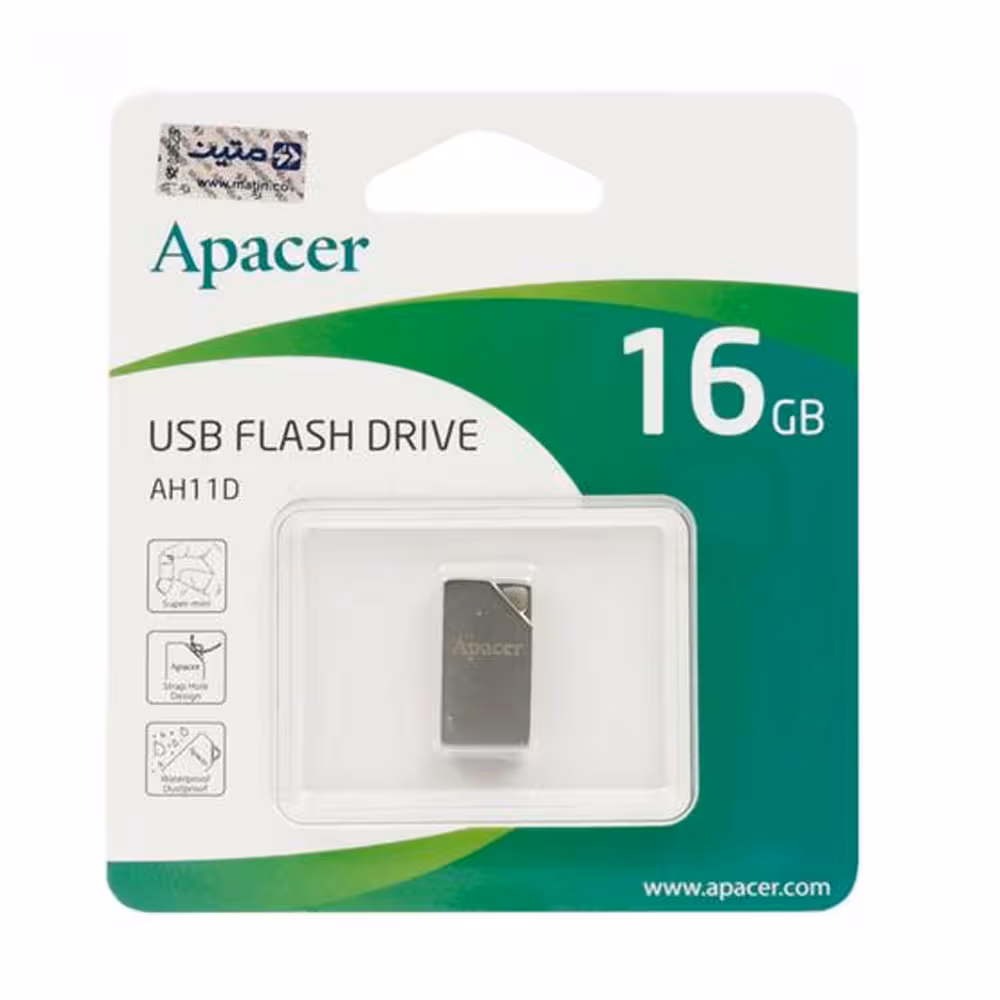 فلش مموری اپیسر مدل APACER AH11D ظرفیت 16 گیگابایت