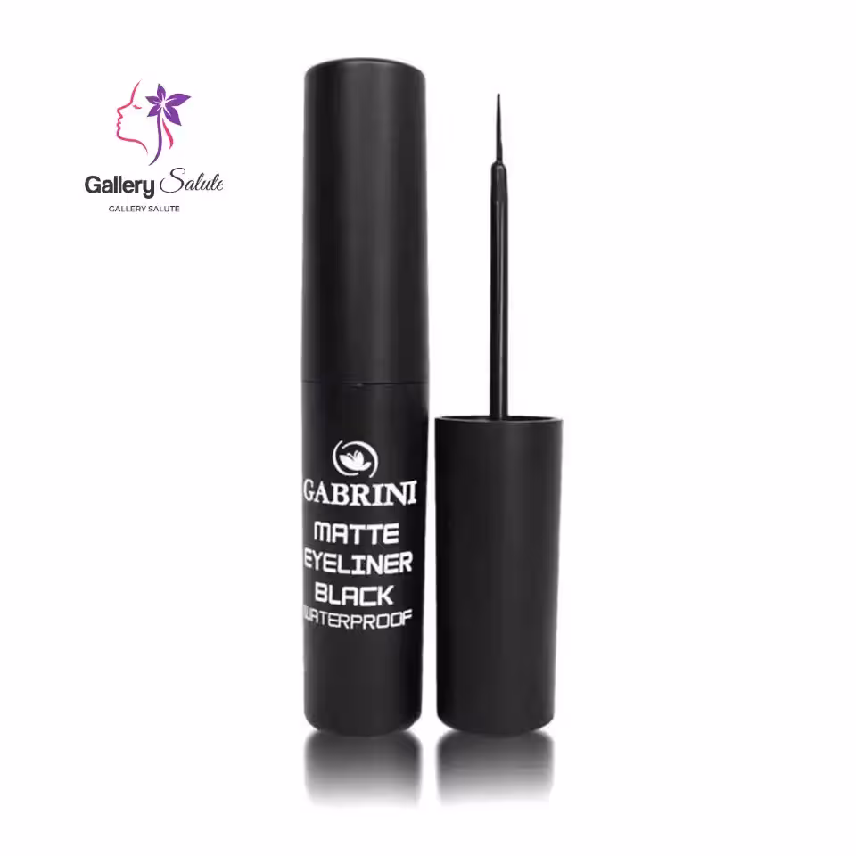 خط چشم مویی مشکی مات ضد آب گابرینی / Gabrini Waterproof Matte Black Eyeliner
