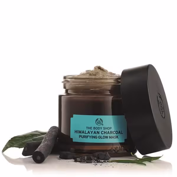 ماسک زغال هیمالیا بادی شاپ مدل Purifying Glow حجم 75میلی لیتر